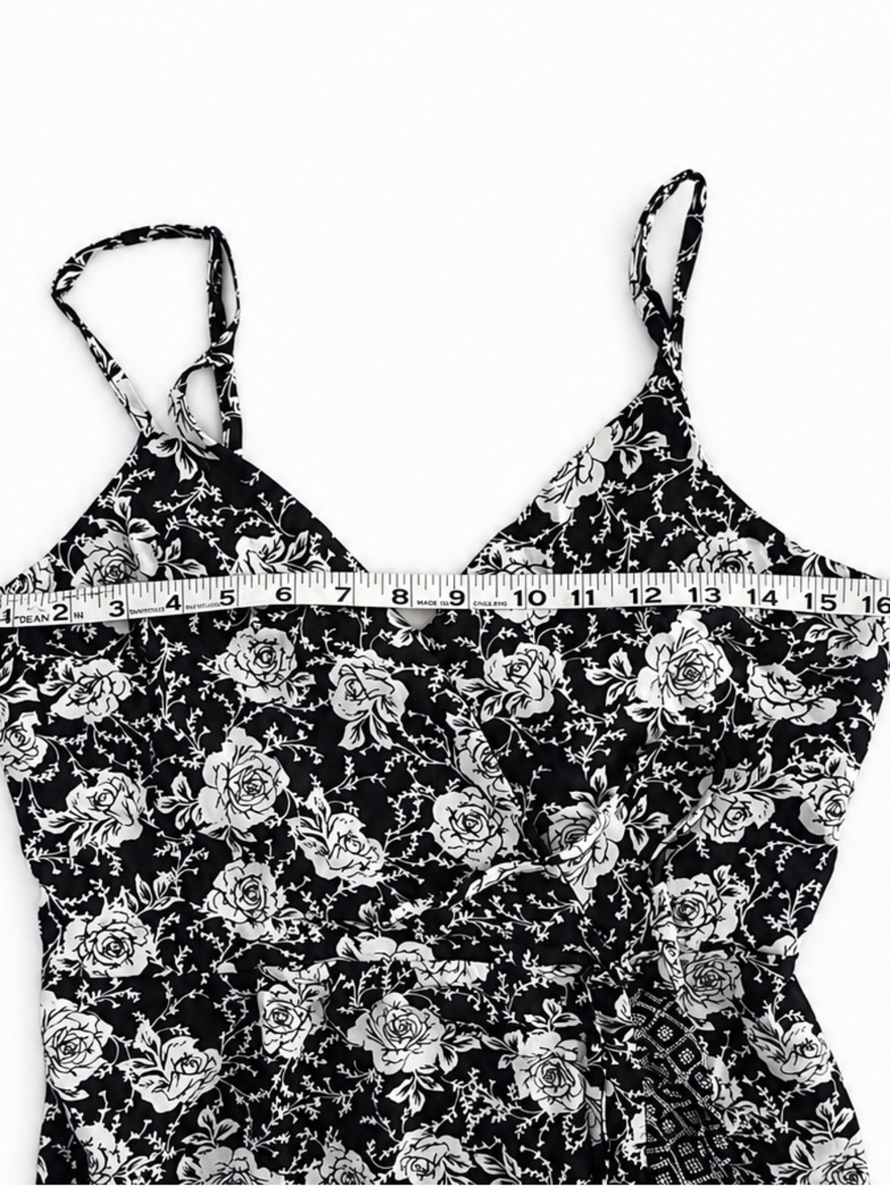 Lily Rose Black and White Floral Dress - Picture 7 of 7